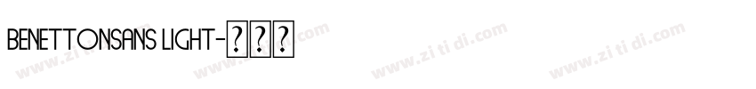 Benettonsans light字体转换 Benettonsans light字体转换
